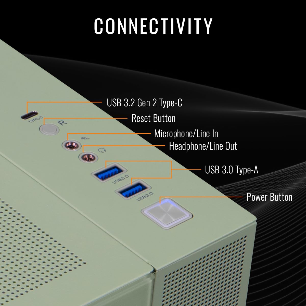 Thermaltake LCGS View 9870M-380 Gaming Desktop (AMD Ryzen™ 7 9800X3D, ToughRam 32GB DDR5 6000MT/s RGB Memory, NVIDIA® GeForce RTX™ 5070, 2TB NVMe M.2, WiFi, Windows 11) V38M-B850-570-LCS - Image 4