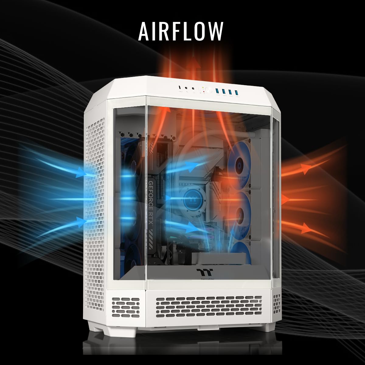 Thermaltake Reactor u2880S Gaming Desktop (Intel® Core™ Ultra 9 285K, ToughRam 32GB DDR5 6400MT/s RGB Memory, NVIDIA® GeForce RTX™ 5080, 2TB NVMe M.2, WiFi, Windows 11) T6WT-Z890-580-LCS - Image 3